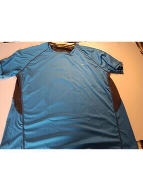 Men's R(P)FEX Blue and Black Performance Short Sleeve Shirt XXL